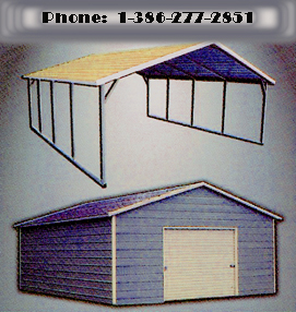 Metal Aluminum Boxed Eve Types Carports ,Garages,Buildings,Sheds,Certified