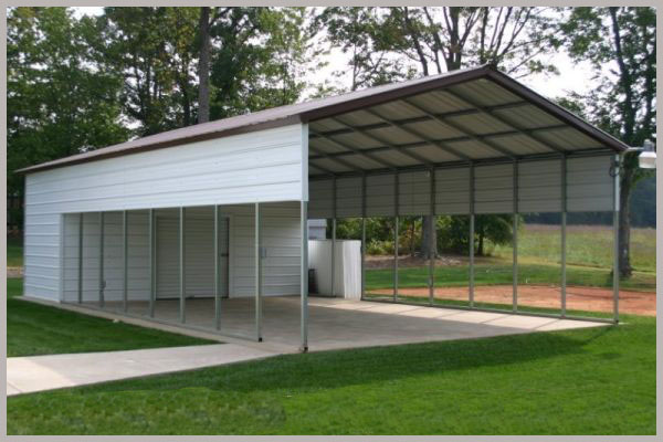 Combination Carport with Tack room